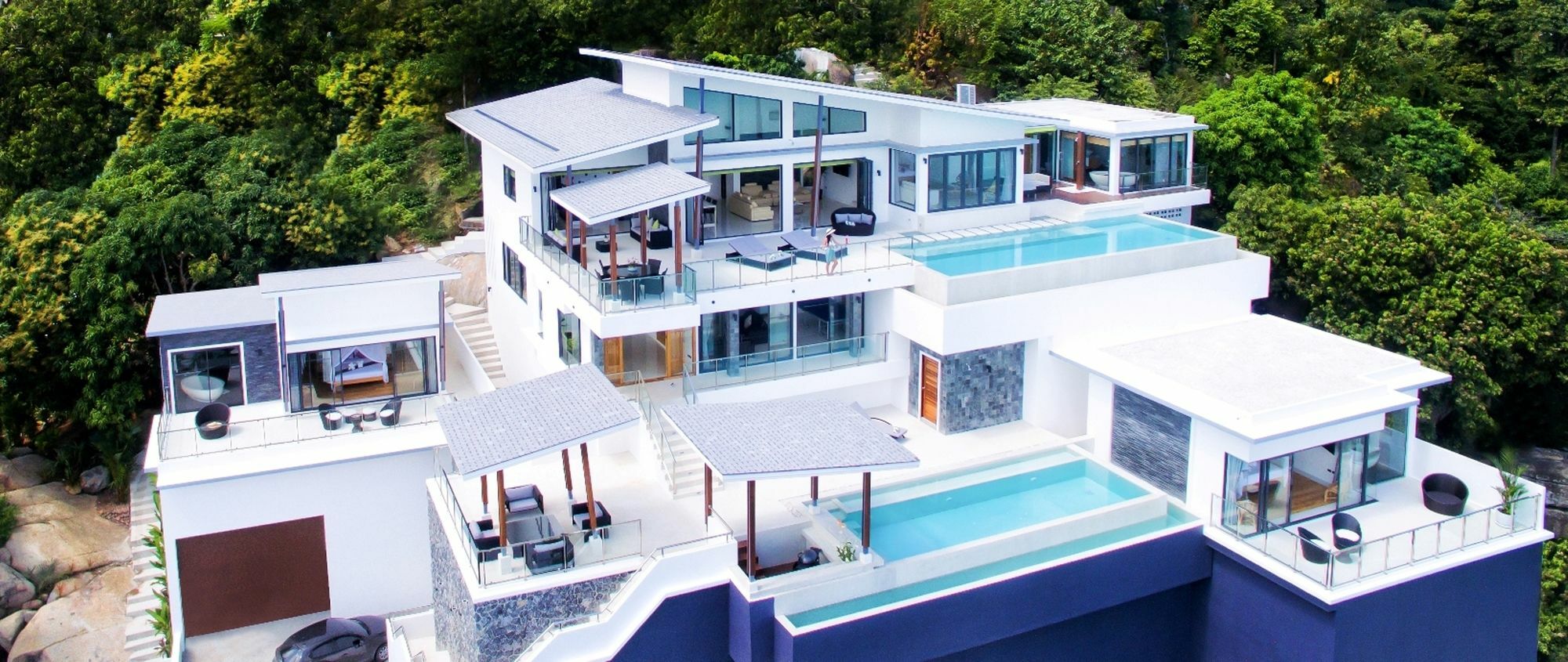 Karpe Diem Villa - Twin Infinity Pools Praia Chaweng Exterior foto